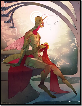 Mantis-Being - artist not known