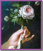 detail - Queen Marie Antoinette - a la rose - le brun 