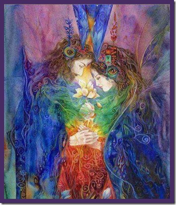 Goddess and God - artist not known, please inform