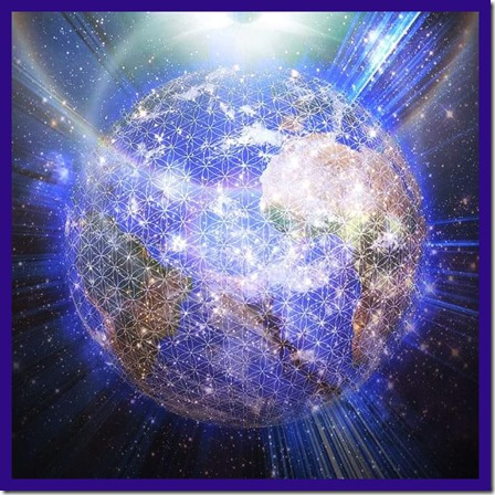 Flower of Life Mandala - frame - contrast